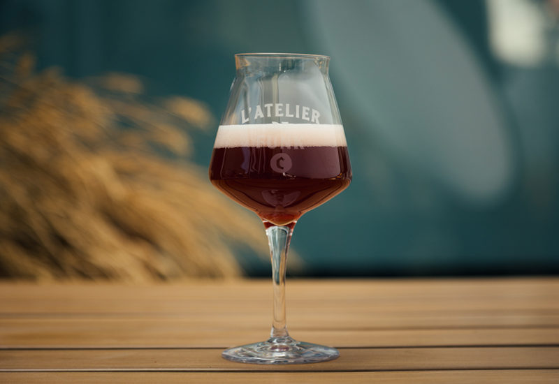 Raspberry Galette in glass
