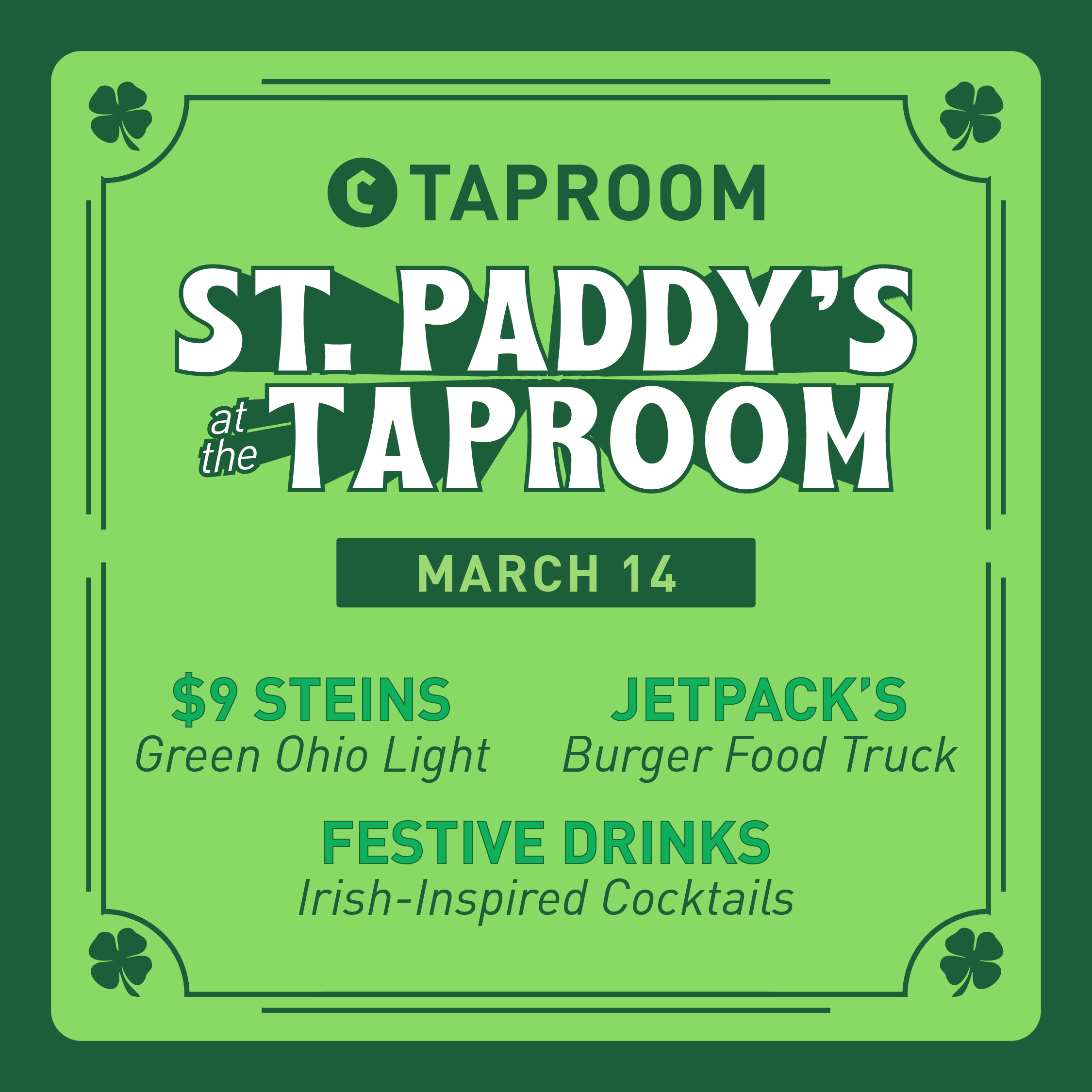 St. Paddy's at the Taproom